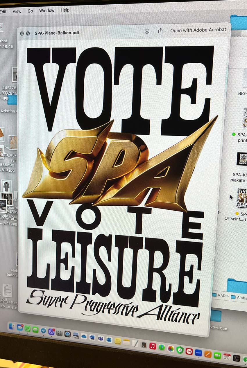 Graphic designer Aleksandar Todorovic